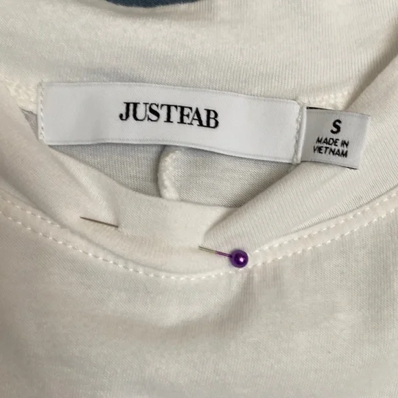 JUSTFAB Dress-NWT-Young Women Sz-S- Versatile White Beach/Pool/Robe/Coverup/Maxi - Picture 2 of 12